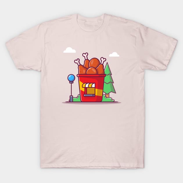 Fried Chicken Shop T-Shirt by Catalyst Labs